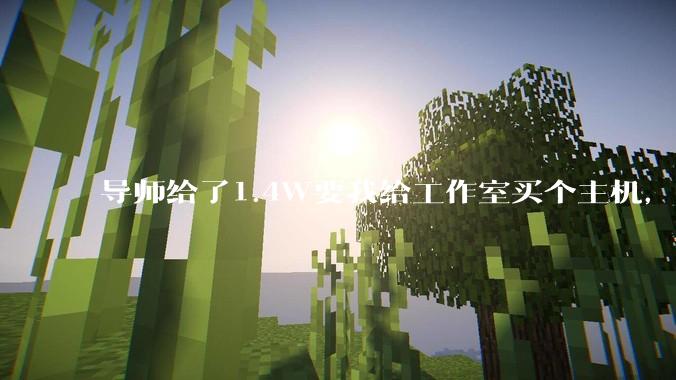 导师给了1.4W要我给工作室买个主机，是整机还是自己配？